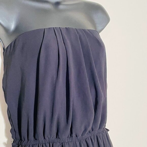 Iris of L.A. Jumpsuit- Black Strapless Wide Leg Jumpsuit Size large - Picture 6 of 12